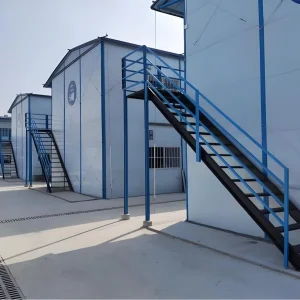 Wholesale Cheap Fast Assembly Two Story Steel Structure Prefabricated House Modular Temporary Living Camp for Construction Site