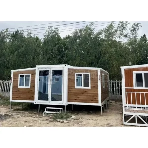 Cabaña de SPA y Sauna Modular de Lujo 20FT Casa Contenedor Expandible para Resorts