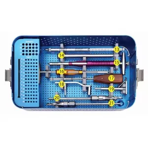 CE &amp; ISO Bone Surgery Dhs &amp; Dcs Plates Instrument Kit Trauma Surgical Locking Plate Orthopedic Implants Instruments Sets