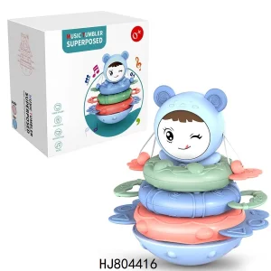 3 em 1 Brinquedo de Empilhar Rato Unicórnio Instável Fofo Brinquedo para Bebês Presente Tendência para Crianças Brincadeira Desenvolvimental