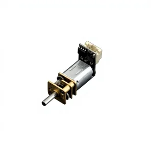 12F-N20 6V Brushless Permanent Magnet Encoder Gear Motor 12mm Full Metal 15-3000 RPM for Cosmetic Instrument
