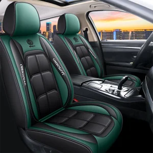 Hot Selling Luxury Leather Full Set Four Season Universal Car Seat Cover Set