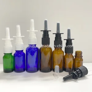 Frasco de Spray de Vidro com Bico Pump para Salina Normal