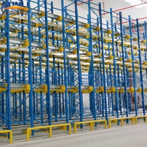 China Factory Automated Radio Shuttle Rack System Heavy Duty Steel Electric Cart Warehouse 2-Way Shuttle Racking Equipment