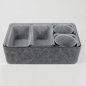 Famous Drawer Organizers Bins Felt Storage Bin Office Organizer Shallow Small Desk Organizer Trays Draw Dividers Gifts Manufacturers, Company