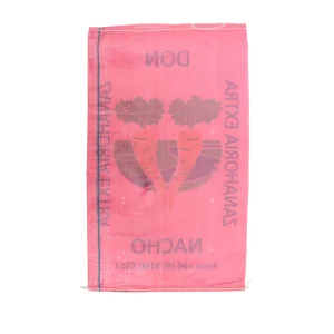 Saco de Rede Tubular PP Vermelho para Agricultura 25kg Sacos de Malha Plástica para Batatas (Sacos Vermelhos)
