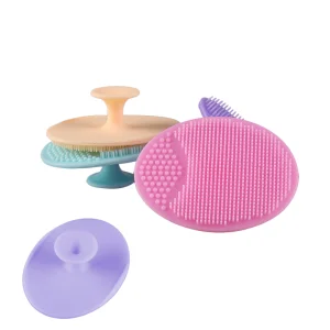 Silicone Manual Facial Cleanser Massager Brush Handheld Mat Scrubber For Exfoliating And Cleansing Makeup Tools