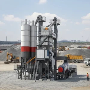 160t/H Road Construction Asphalt Mixing Plant Mobile Asphalt Mixing Station Bitumen Mixing Plant