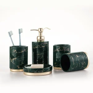 Green Marble Accessories