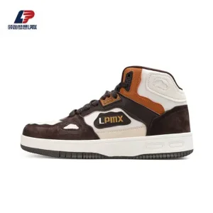 ODM LPMX Men's High-Top Breathable Synthetic Leather Causal Shoes Suppliers, Supplier