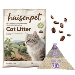Premium Fast Clumping Biodegradable Mixed Cat Litter Absorbent