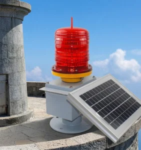 Luz de Obstrucción Solar de Estroboscopio de Chimenea LED de Grado Industrial IP65