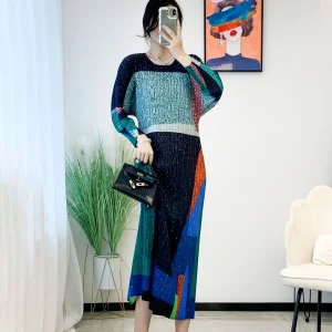 Modest Pleated Dress
