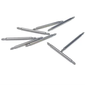Precision 1.3mm 1.5mm 1.8mm Double Flanged Spring Bars 304 Stainless Steel for 8-24mm Watch Straps