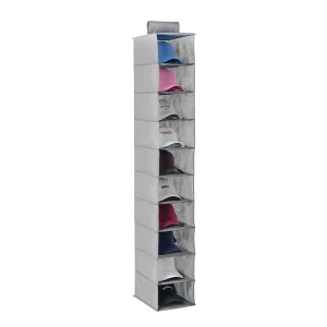 10-Layer Non-Woven Hanging Organizer for Closet Door