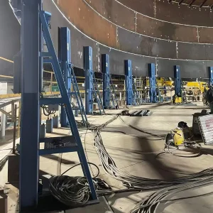 Lead Screw Jacking System with Emergency Brake