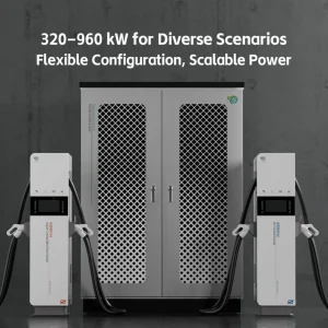 600kw Commercial Electric Charge Gun Xc40 Recharge Liquid Cooled Solar Power Supply EV Charging Station with Integrated Cabinet