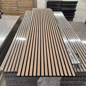 E0 Approved Home Theater Th-Nova Standard or Customized Soundproof Wall Acoustic Slat Panel