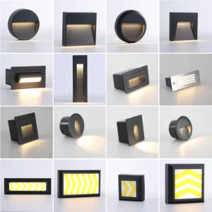 Outdoor IP65 Waterproof Surface Mounted Aluminum Floor Light Wall Lamp Step Light Car Ramp Lamp LED