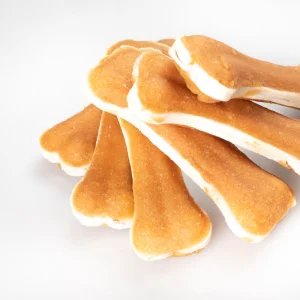 Hand Made Treats for Dog 3" Duck &amp; Rice Bone-Shaped Healthy Pet Food
