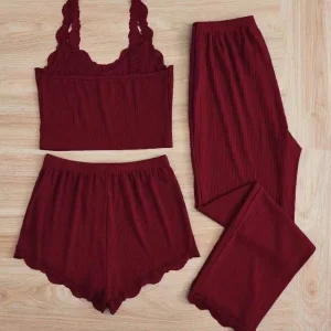 Women's Summer Sexy Sleepwear Camisole Top Shorts
