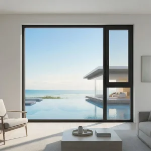 Hurricane-Resistant Aluminium Casement Window for Enhanced Hotel Safety