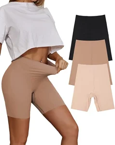 Seamless Womenunderwear Oem Anti Chafing Shorts Seamless Smooth Slip Yoga Panties Boyshorts for Under Dress