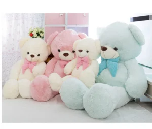Wholesale Lovely Soft Big Pink White Blue Bears