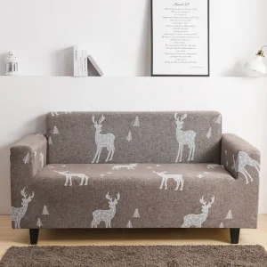 Removable Elastic Set Printed Couch Sofa Cover, Living Room Decoration Stretch Slipcover