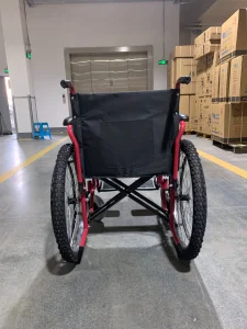High Quality Folding All Terrain Manual Mobility Scooter Heavy Duty Wheelchair Bme4617tt