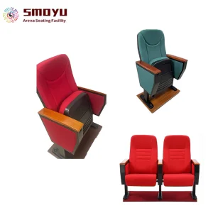 Cheap Cinema Sofa Used Wooden Church Chair &amp; Seating Folding Auditorium Chair
