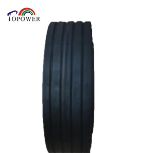 Electric trailer platform solid tires