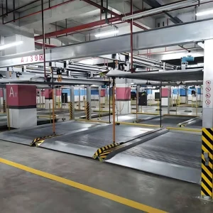 Space Saving Puzzle Parking System Suitable for Commercial Complex Underground Garages