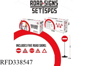 Road Sign Set 5PCS High Road Sign Set