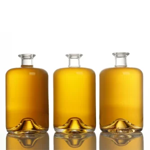 Clear Empty Recyclable 375ml 700ml 70cl Amber Vintage Square Round Old White Empty Gin Rum Vodka Tequila Whisky Liquor Spirits Glass Bottle