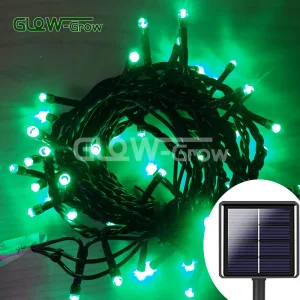 Green IP44 Waterproof Solar String Light