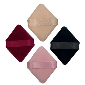 Wholesale Custom Velvet Powder Puff Makeup Cosmetic Sponge Loose Powder Puff Private Label