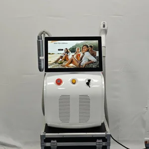 E-2-in-1 PICO LASER+DIODE LASER Portable Hair Removal Device 755nm Non-Thermal Melanin Crushing Technology For Eyebrow/Tattoo