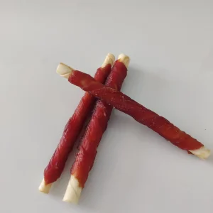 Palatable Dental Care Dog Cat Pet Food Treats Duck Wrapped Rawhide