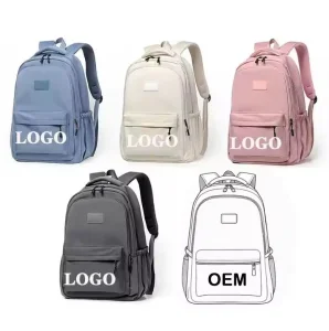 Mochila personalizada impermeable para senderismo, viaje, ocio, con cremallera, duradera, mochilas escolares, mochila unisex
