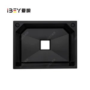 Elegant Rectangular Handmade Kitchen Stainless Steel Sink with Special Design