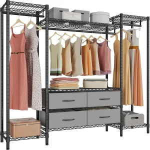 Multi-Functional Combination Clothes Hanger Hole-Free Floor-Standing Hanging Clothes Rack