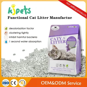 High Quality 10kg Low Dust Eco Friendly Strong Clumping Odor Control Premium Color Changing Cat Litter Kitty Sand Paper Cat Litter