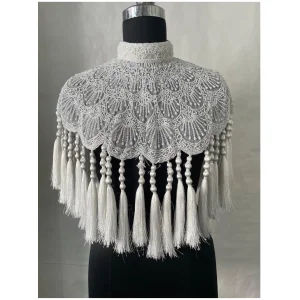 Luxury Handcrafted Breathable Beaded Paisley Abaya for Wedding Evening Wear Modest Elegant Floral Embroidery Pearl Sequin