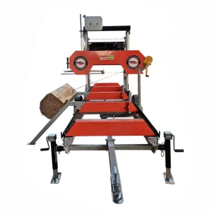 Hot Sale Portable Horizontal Wood Band Sawmill New And Used Condition For Cutting In Woodworking Industries