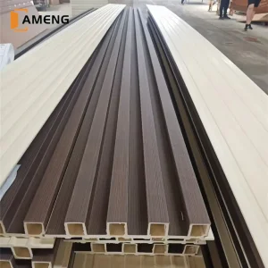 Wholesale Price Modern Partition Bathroom Fluted Interior PVC WPC Wall Panel Design