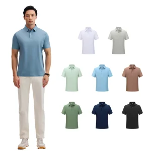 Custom Polo Shirts with Golf Motifs Polo- Ideal for Business Casual
