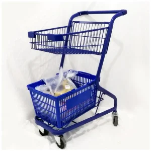 2-Tier Retail Trolley