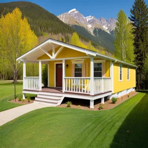 Casa Modular Prefabricada Expandável Isolada e Eficiente em Energia