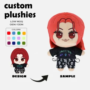 Custom Made Plush Toys Exquisite Plush Idol Dolls